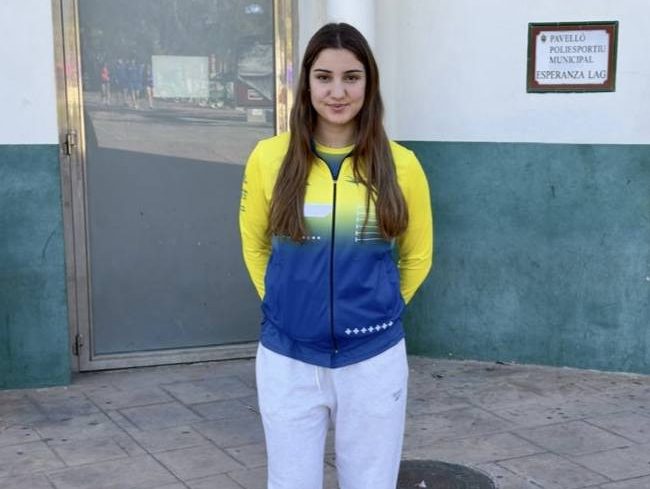 Ana Roca al Campionat Autonòmic Junior-Absolut d’hivern. 