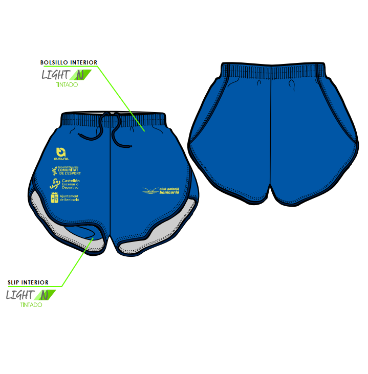 Pantaló split dona